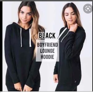 Black Boyfriend Hoodie sz small EUC
